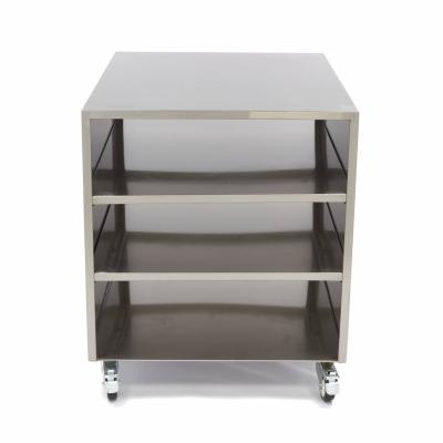 Maxima Nerezový strojní stůl - pojízdný - 60 x 80 cm |  09300785